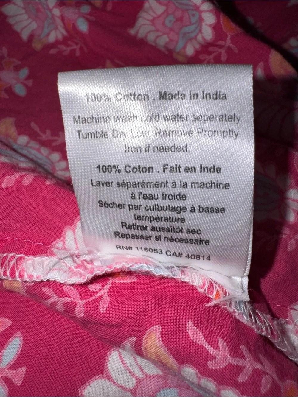 Mahogany Pink Floral Draped Open Kimono
